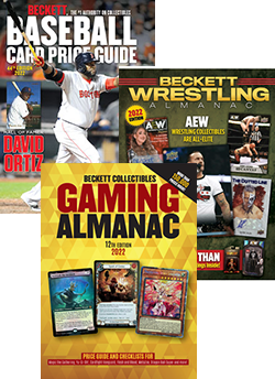 Beckett Baseball, Wrestling and Gaming Price Guide Book Combo